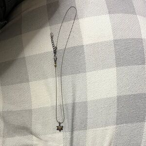 Elegant Silver Necklace with Star of David pendant